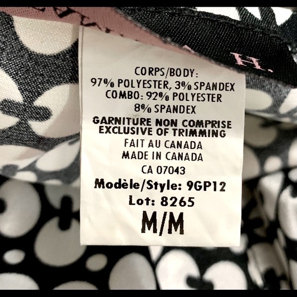 Black/white blouse - Picture 8 of 10